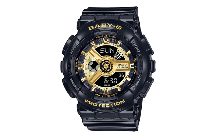 

Женские часы BABY-G 46.3 мм черные BA-110X-1AJF CASIO