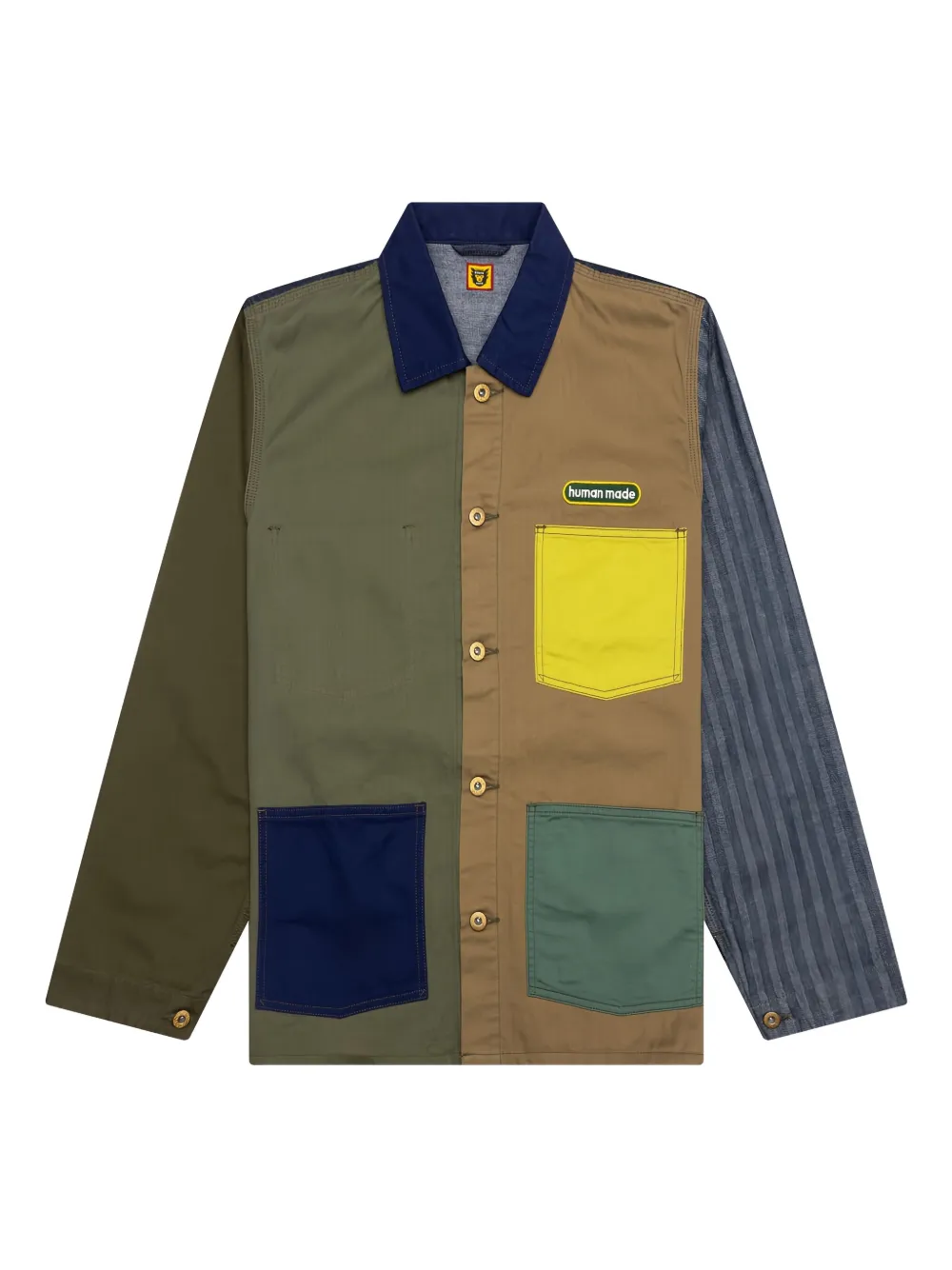 

Куртка Crazy Combinell с лоскутным рисунком Human Made, зеленый