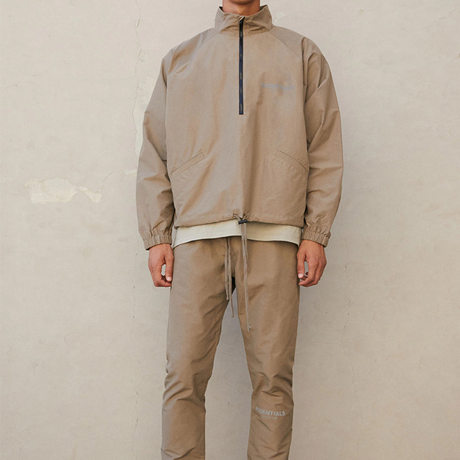 Куртка Fear of God Essentials FW21 Half Zip Track Jacket Harvest — фото 4