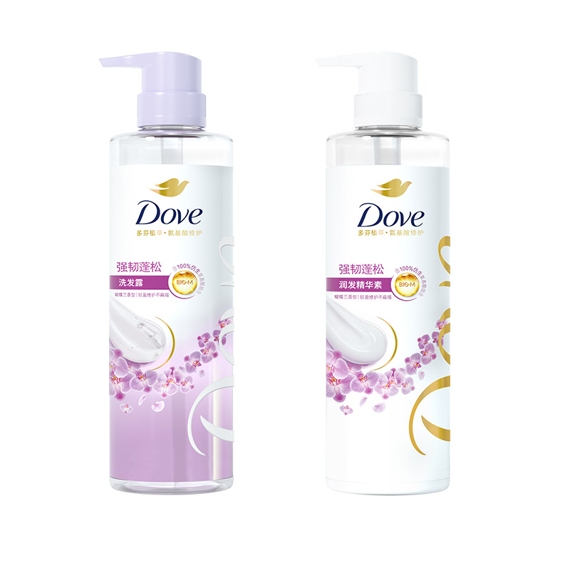 Набор Dove: шампунь «Цветы вишни» 470 мл + гель для душа «Цветы вишни» 730 г — фото 2