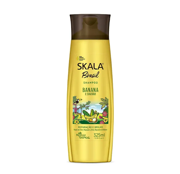 

Восстанавливающий шампунь Banana E Bacuri Skala, 325 ml