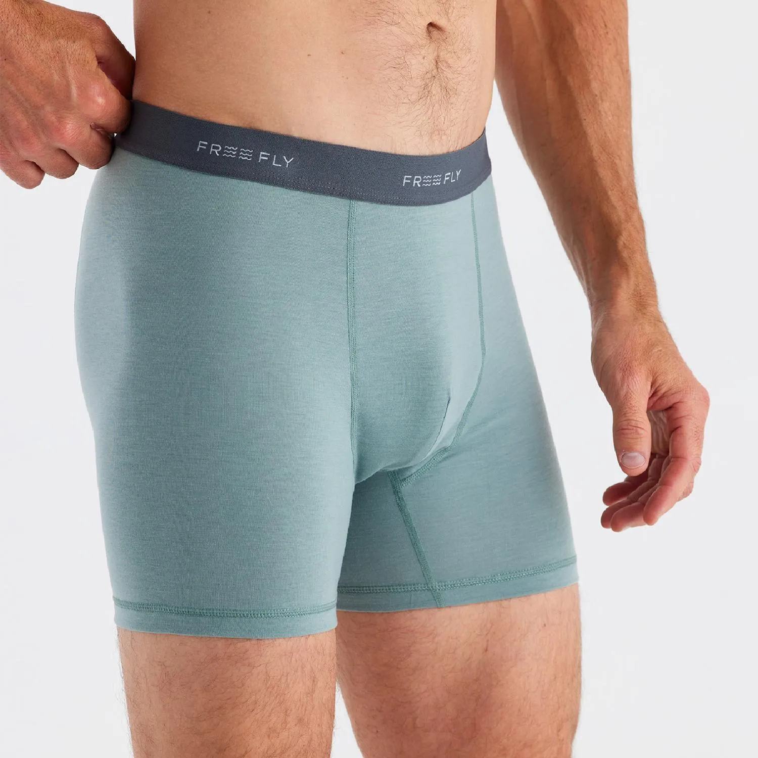 

Трусы-боксеры Elevate Free Fly, Shale Green