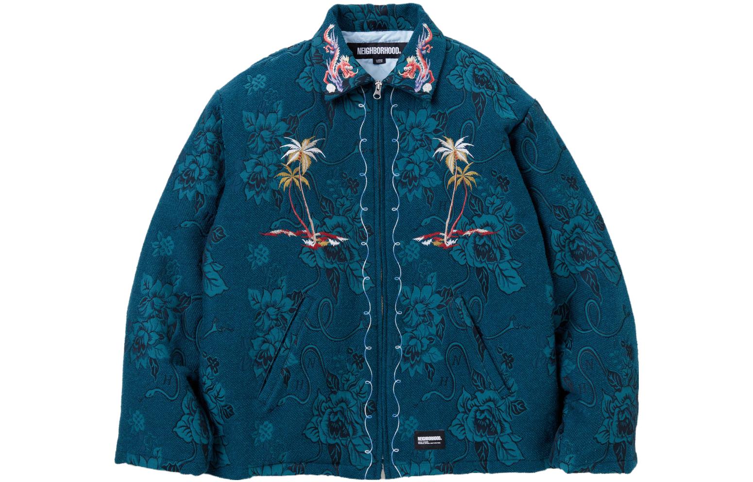 

NEIGHBORHOOD Сувенирная жаккардовая рубашка, Green