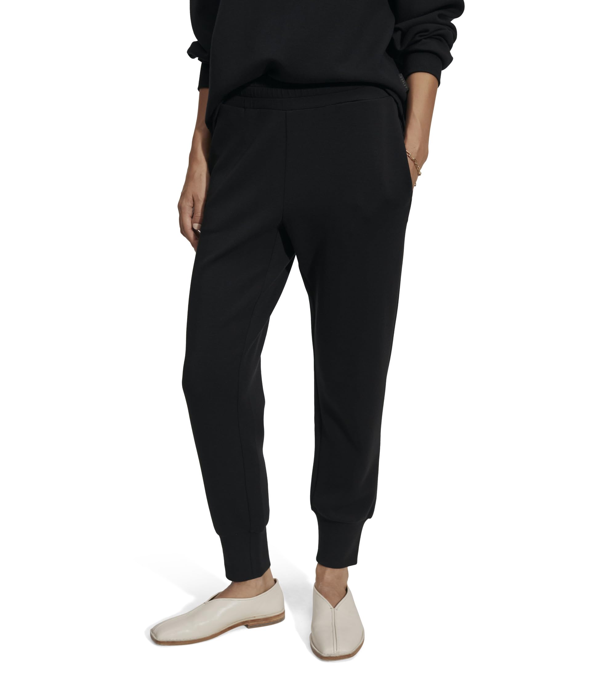 

Брюки Varley The Slim Cuff Pants, черный