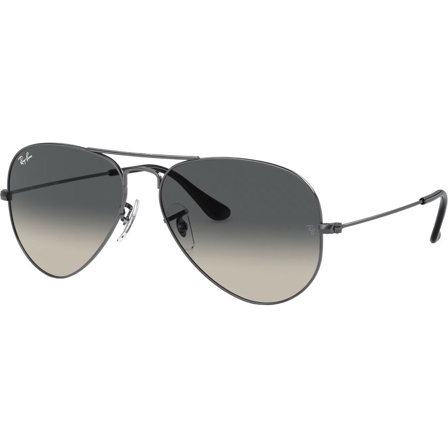 

Солнцезащитные очки Ray-Ban Aviator Large Metal Ray-Ban, Gunmetal/Grey Gradient