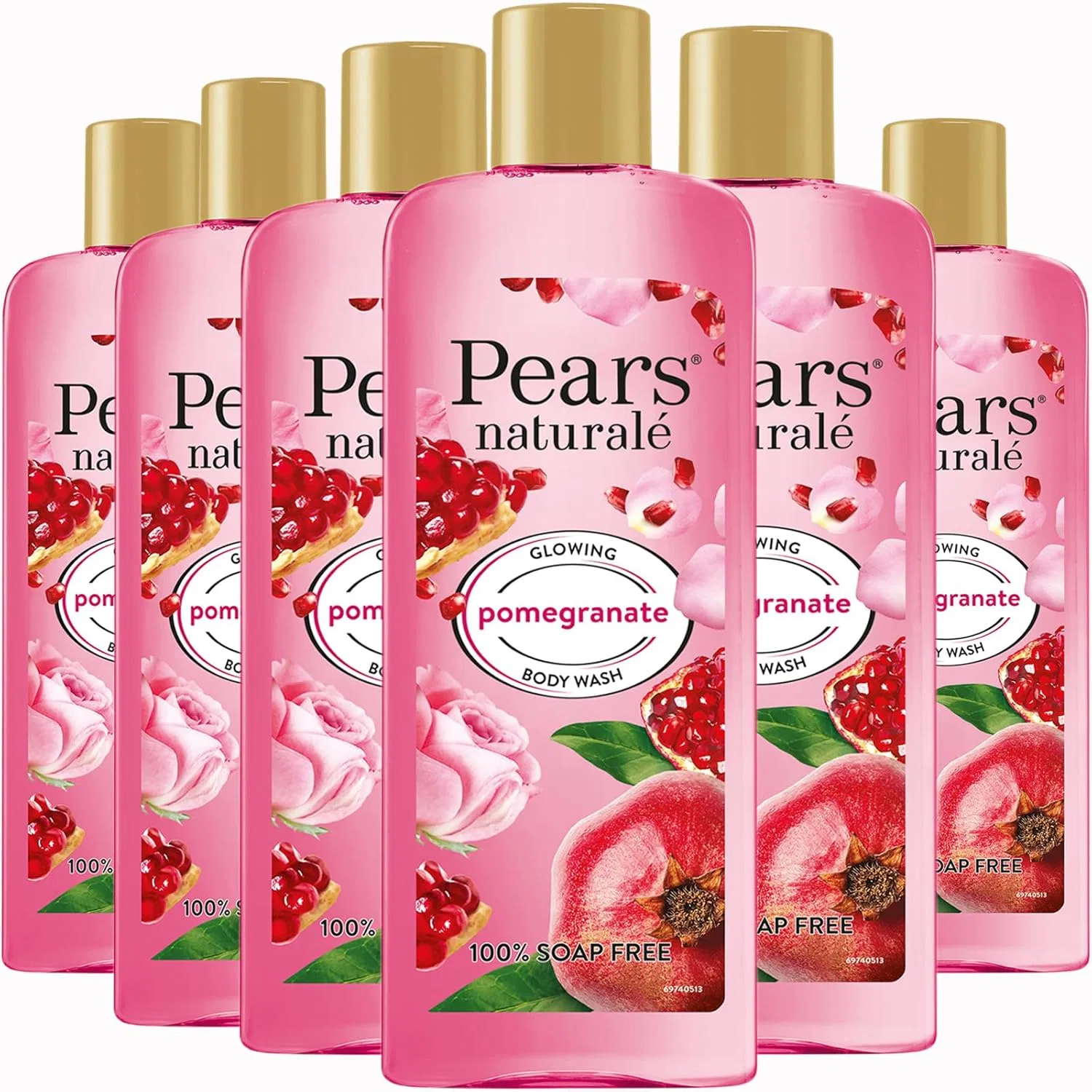 Гель для душа Pears Naturalé с гранатом, 6 x 250 мл Pears