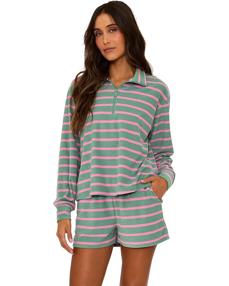 

Пляжный топ Beach Riot Sonia Top, цвет Sage Bloom Stripe