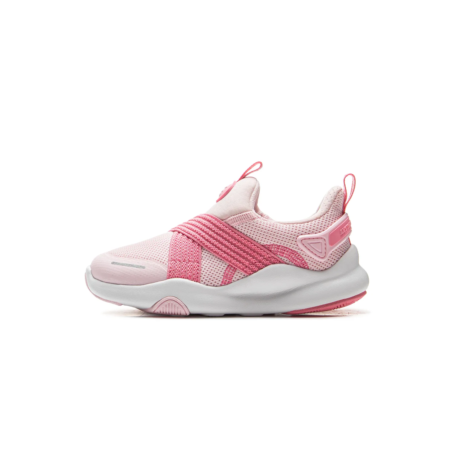 YOUNG Li-Ning YOUNG Cushioning Rebound низкие детские повседневные кроссовки розовые