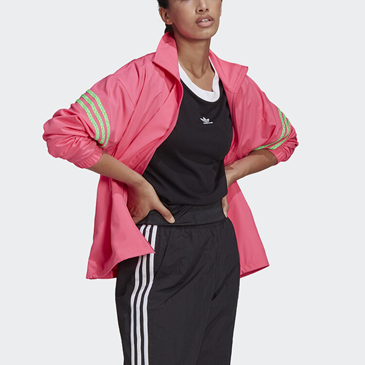 Куртка Swarovski X женская неоново-розовая Adidas Originals — фото 4