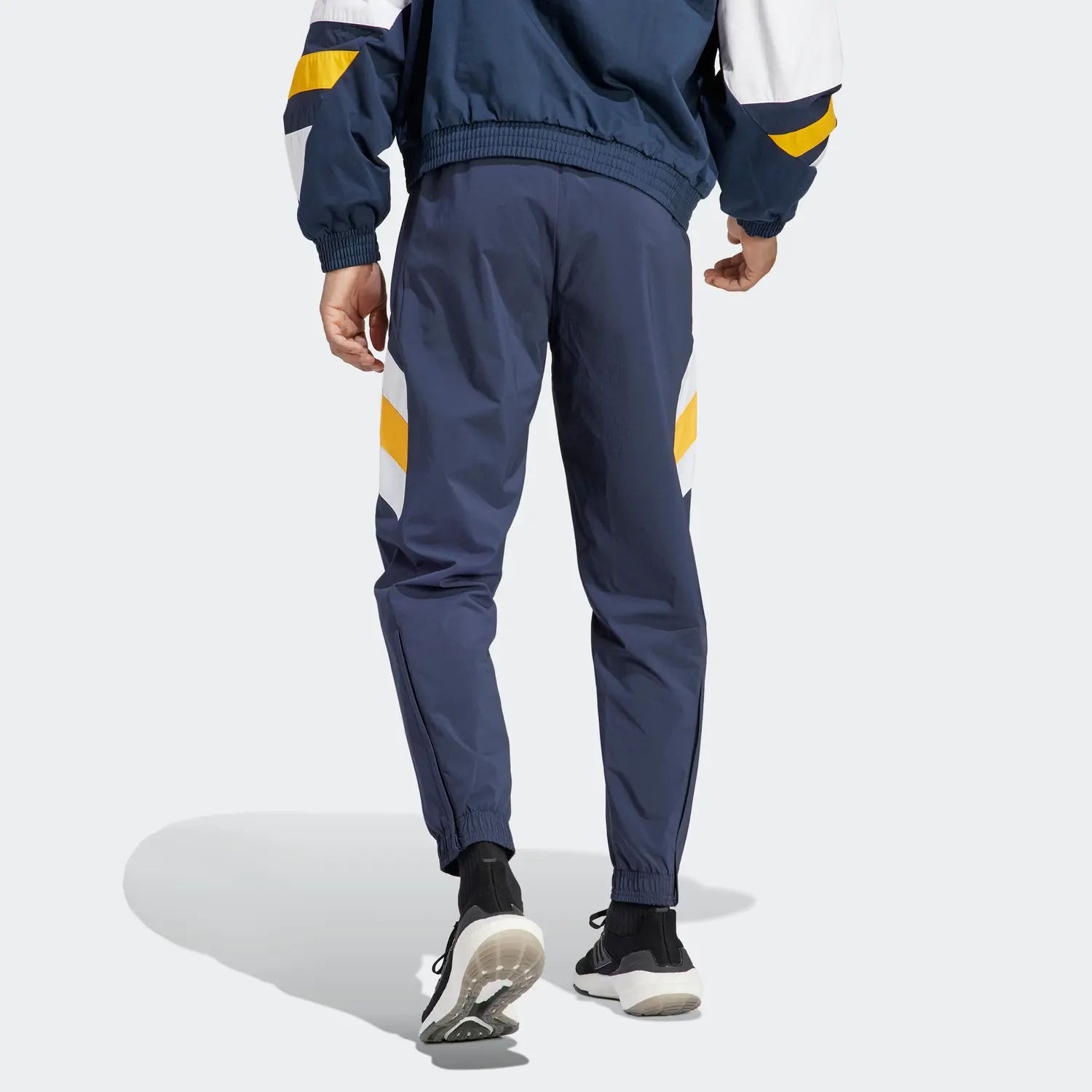 Adidas Вязаные спортивные штаны мужские, темно-синие — фото 4
