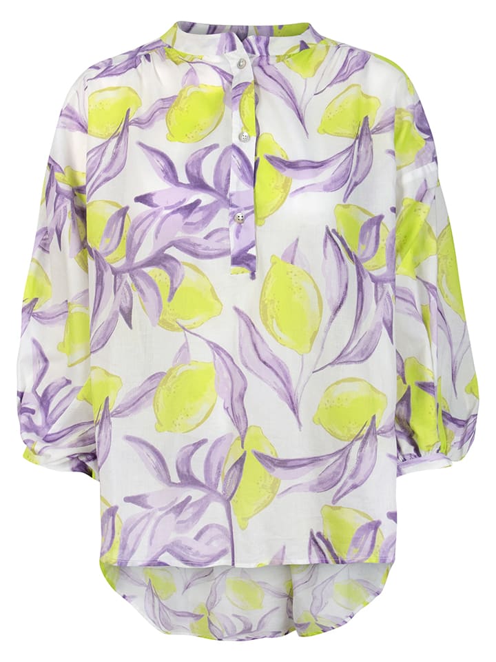 

LIEBLINGSSTÜCK Блузка бело-желтого цвета