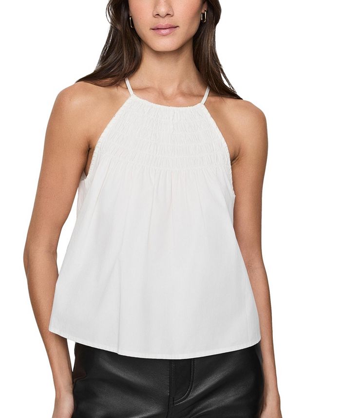 

Касси Смокед Топ Rebecca Minkoff, белый