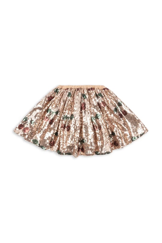 Детская юбка STARLA SEQUIN SKIRT Konges Sløjd, бежевый — фото 2