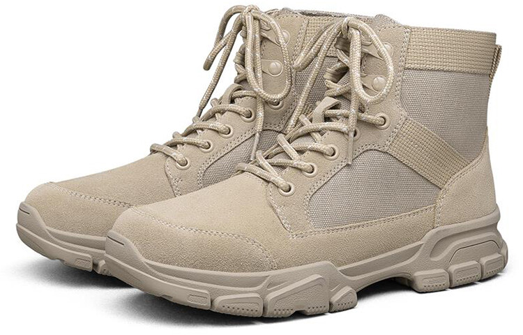 Женские ботинки Skechers зимние со шнуровкой, бежевый — фото 2