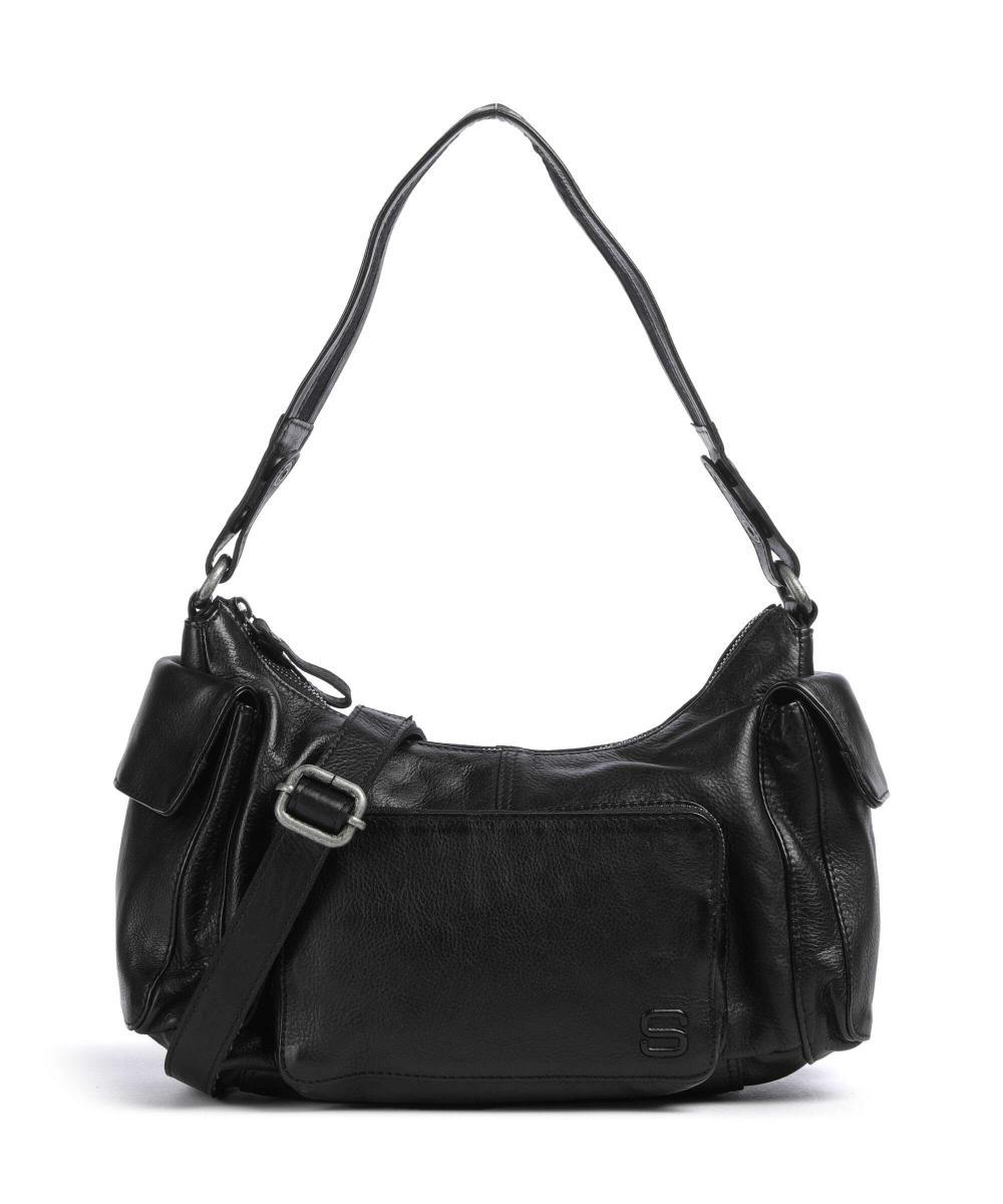 

Сумка через плечо Apache Jaclyne из зернистой коровьей кожи Spikes & Sparrow, черный