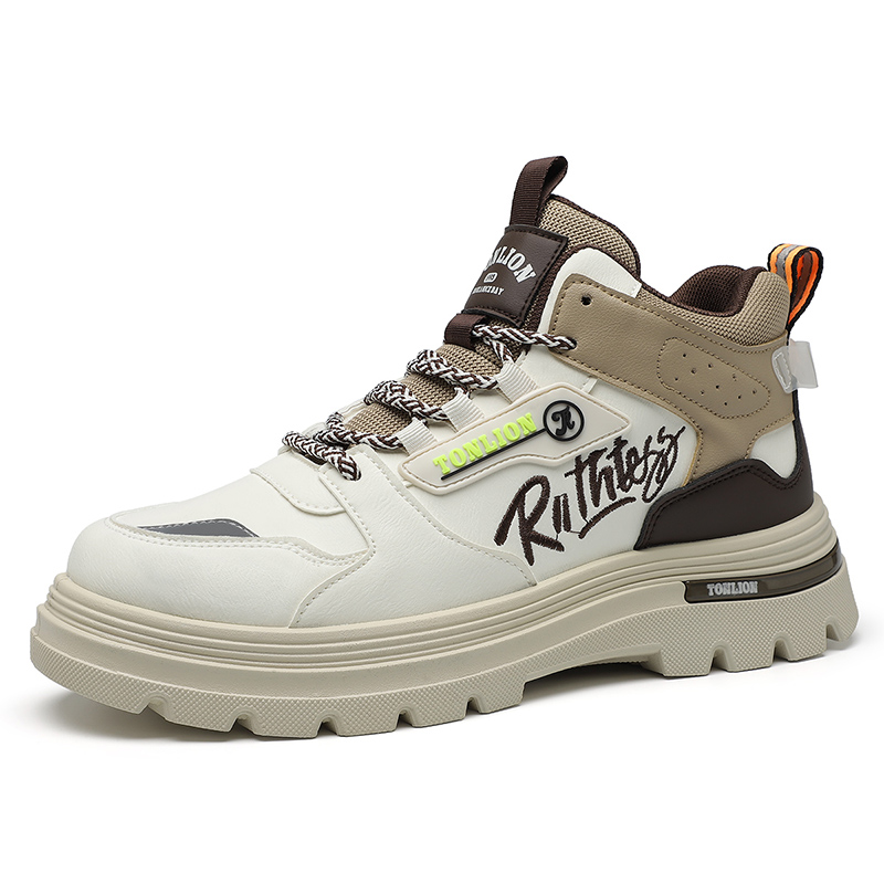 

Короткие мужские ботинки Martin 5 см Tonlion, Beige Brown