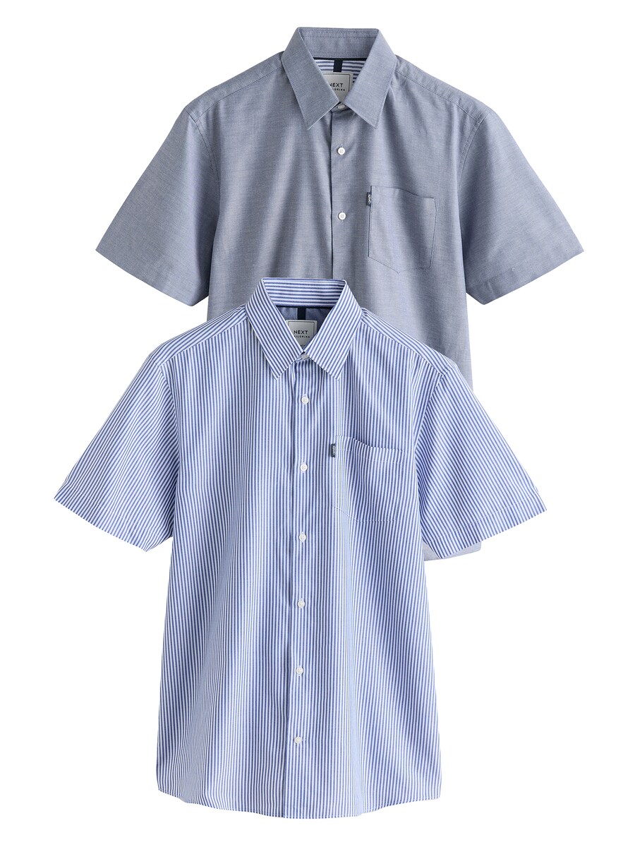 

Рубашка на пуговицах классического кроя Next, цвет Blue/marine blue
