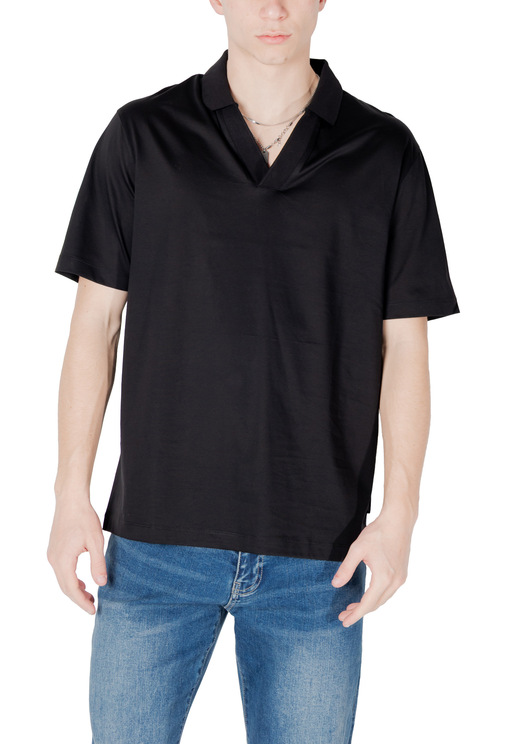 

Поло Armani Exchange, черный
