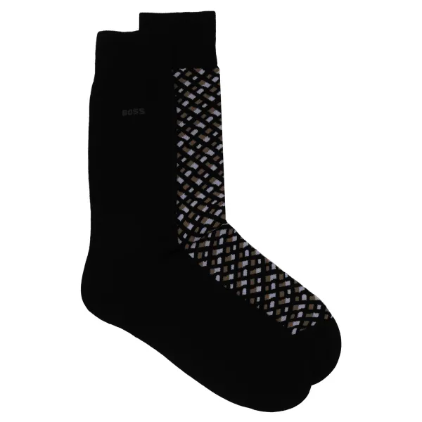 

2 пары носков с монограммой cc Boss, черный