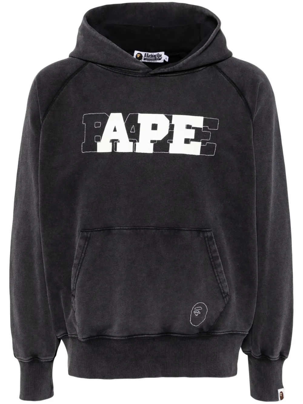 

Худи с логотипом A BATHING APE, черный