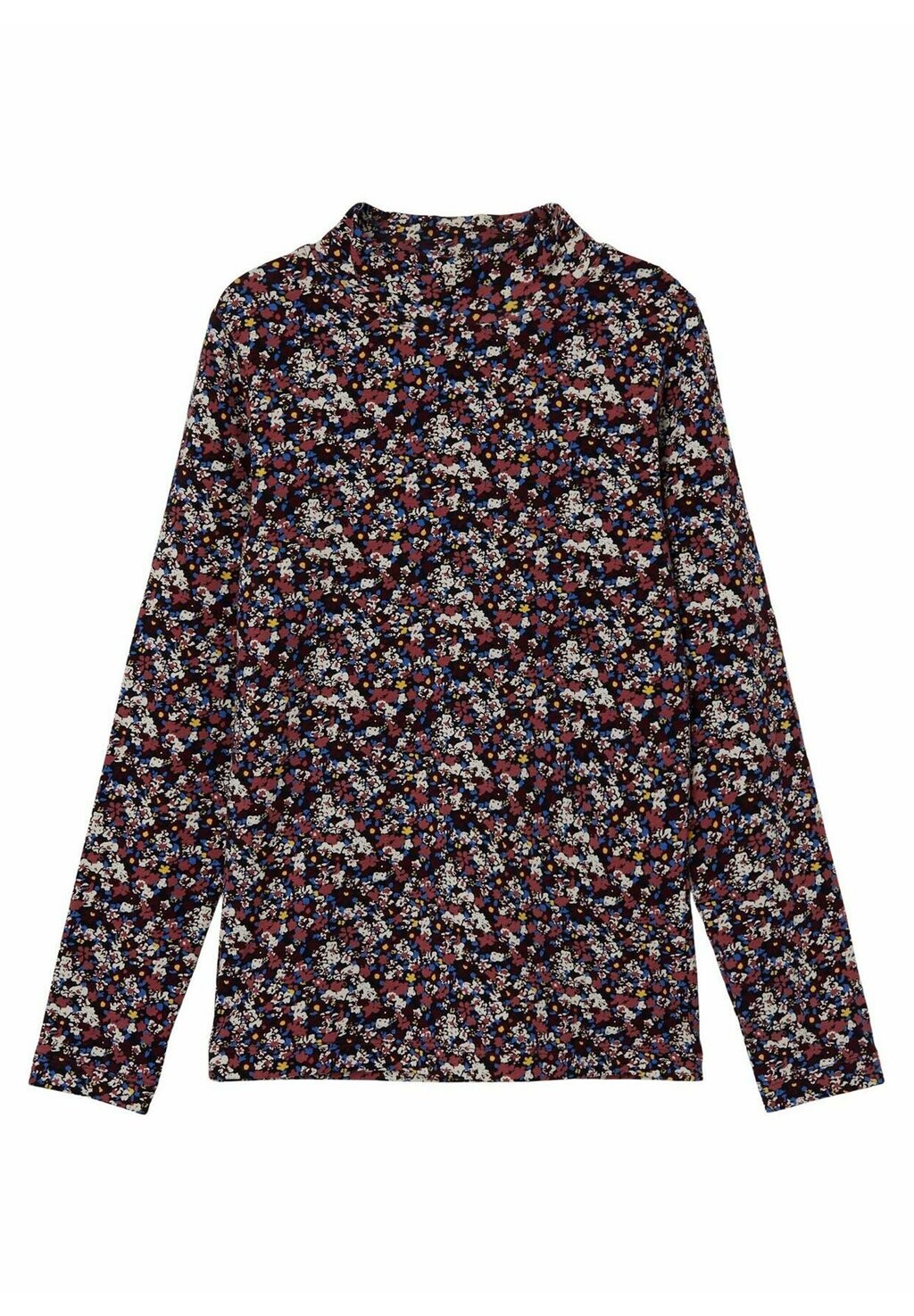 

Рубашка с длинным рукавом DÜNNES LANGARM HIGH NECK BLUMEN PRINT NKFO ONLY Carmakoma, цвет rot