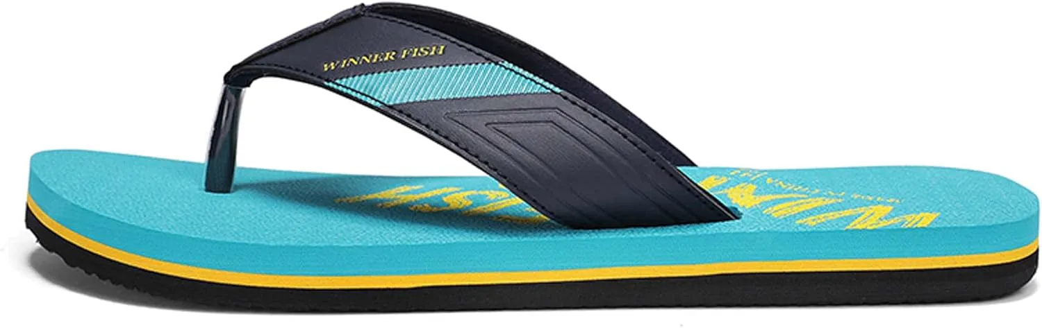 

Летние мужские модные тапочки-сандалии для пляжа, повседневная обувь, противоскользящие, из легкого и мягкого EVA, удобные и дышащие Generic, синий