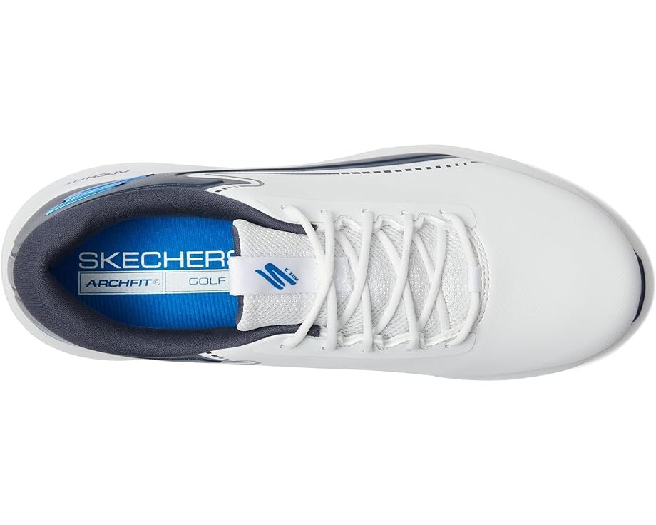 Кроссовки Skechers GO GOLF Go Golf Max-3, цвет White/Navy/Blue — фото 2