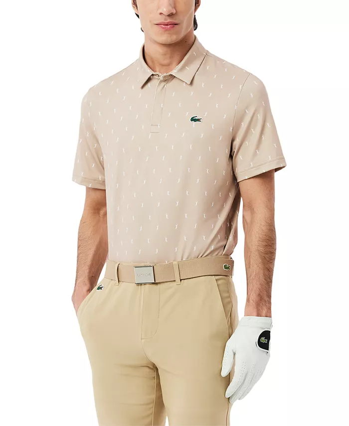 

Мужская классическая поло для гольфа Performance Lacoste, коричневый