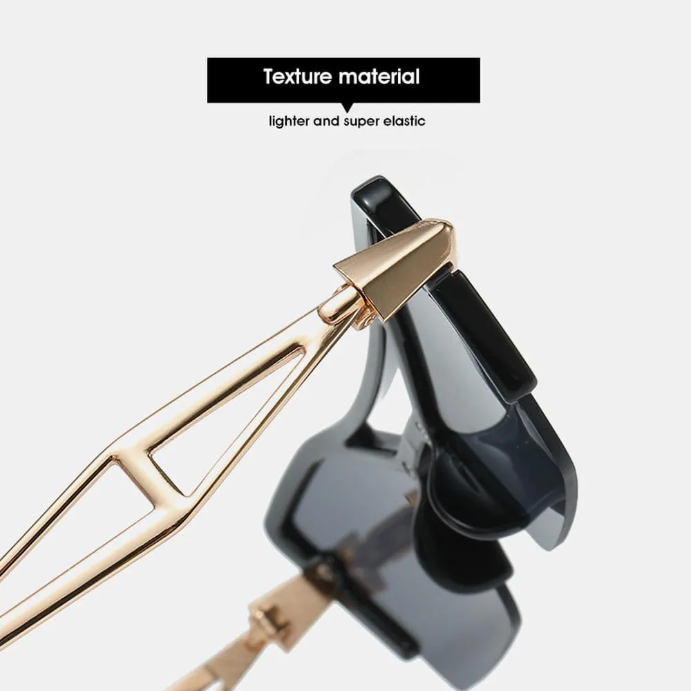 

Модные солнцезащитные очки «кошачий глаз» для женщин и мужчин, роскошные линзы, металлическая оправа, универсальные очки с защитой от УФ-излучения UV400 TYUVIVO, C7