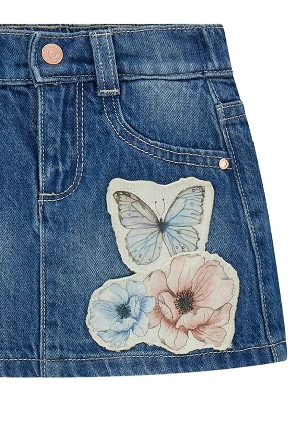 Юбка-Колокол Guess, Blu Denim — фото 3
