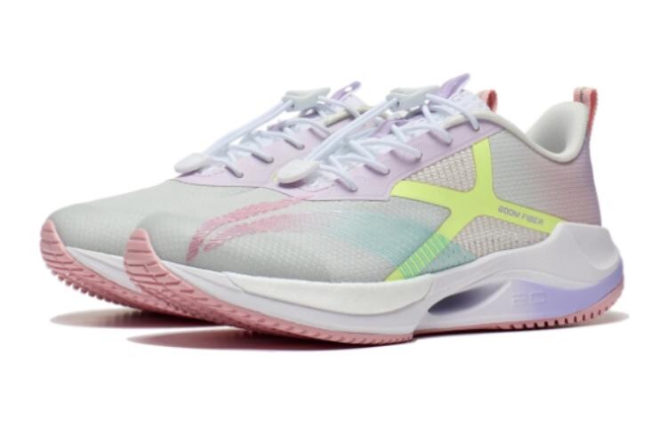 Супер легкие 20 детские кроссовки GS Low-top серые/фиолетовые Lining Young — фото 3