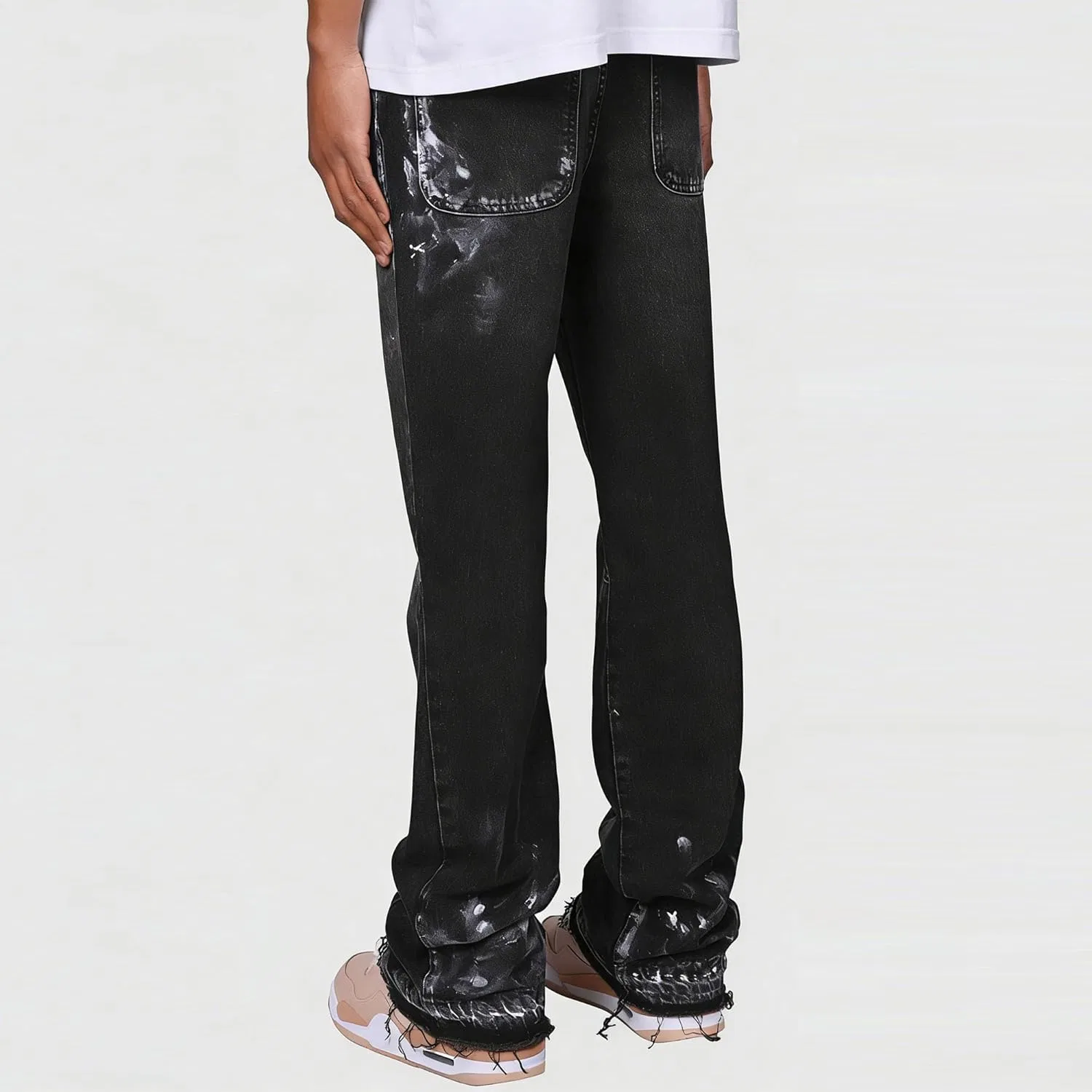 Джинсы прямые Slim Fit Black — фото 2