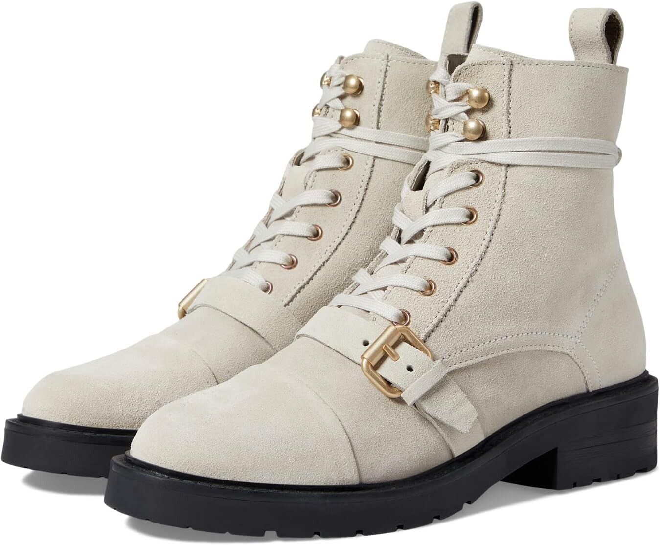 

Ботинки AllSaints Donita Suede Boot, цвет Stone White