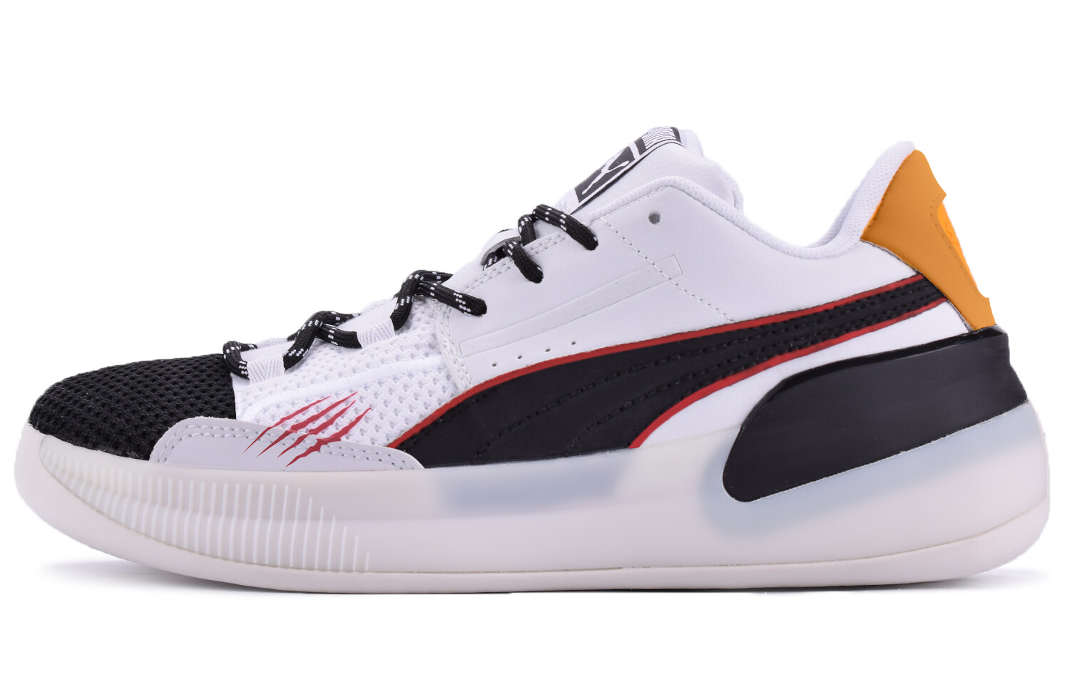 

Баскетбольные кроссовки Clyde Hardwood Basketball Shoes Men Low-Top White/Black/Yellow/Red Puma