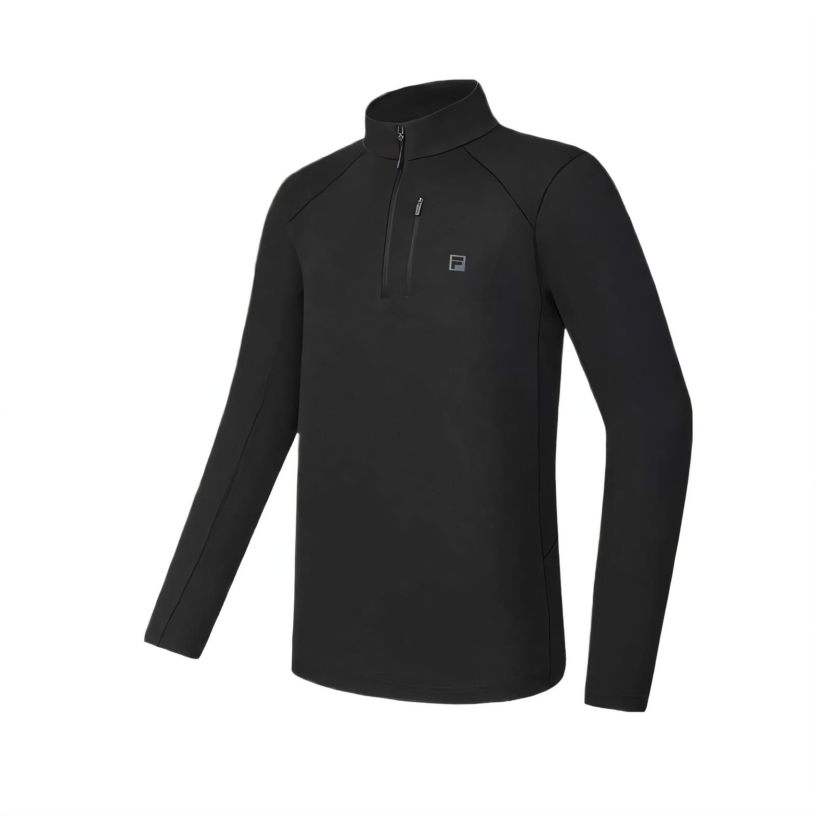 

Футболка Explorer SS25 мужская pitch black FILA, черный