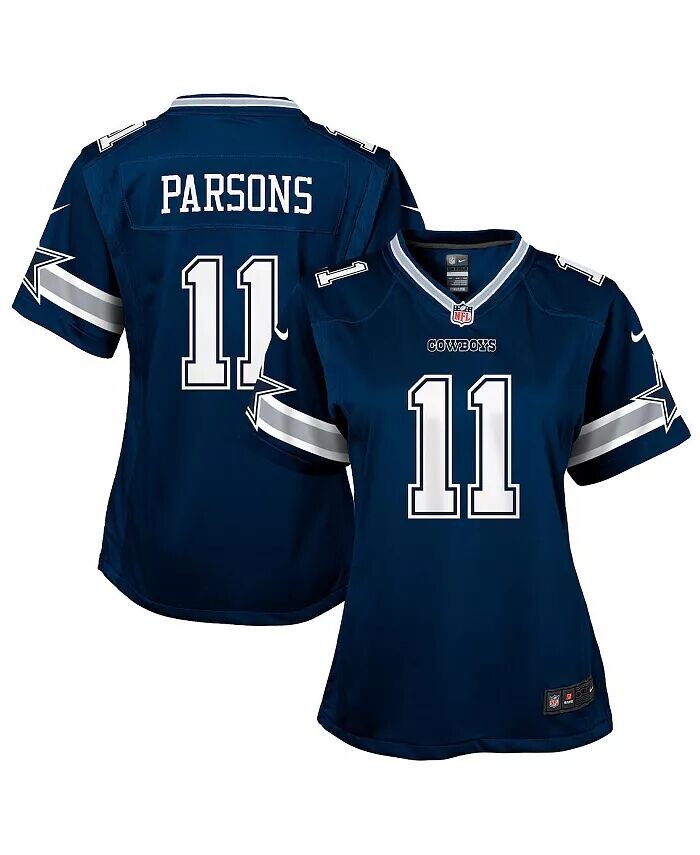 

Джерси Big Girls Micah Parsons Navy Dallas Cowboys Game Nike, синий