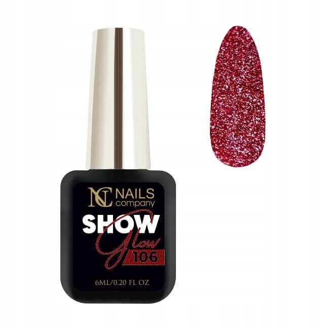 

Nails Company, Гибридный лак для ногтей, Glow Show 106, 6 мл