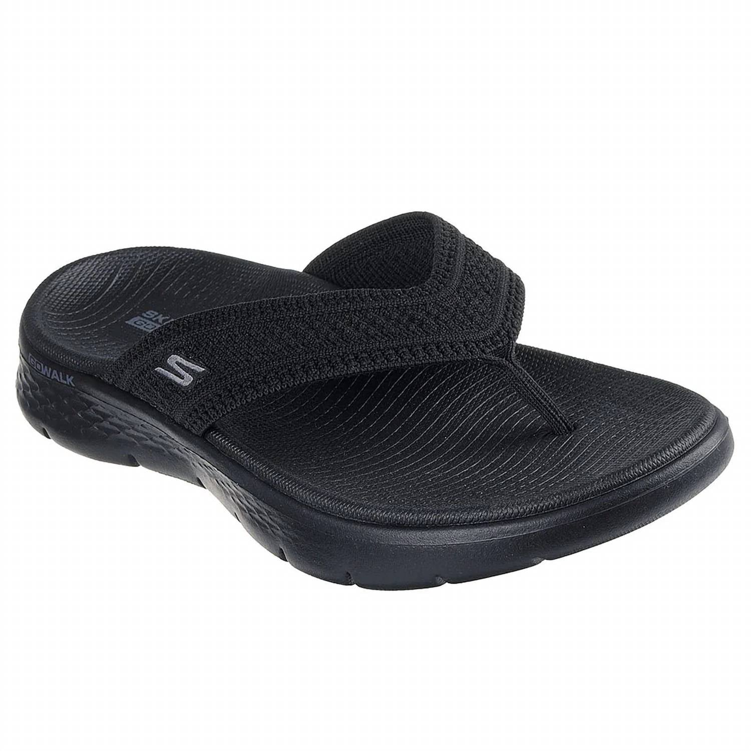 Женские сандалии Go Walk Flex черные Skechers
