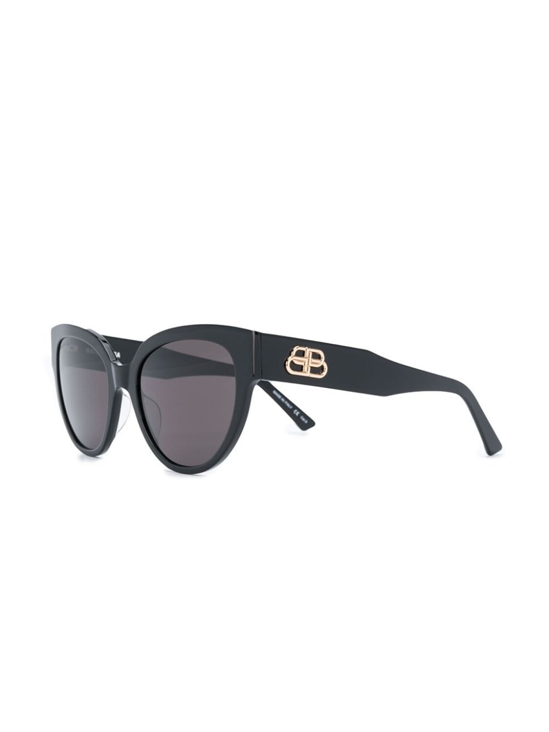Balenciaga Eyewear солнцезащитные очки в оправе 'кошачий глаз', черный — фото 2