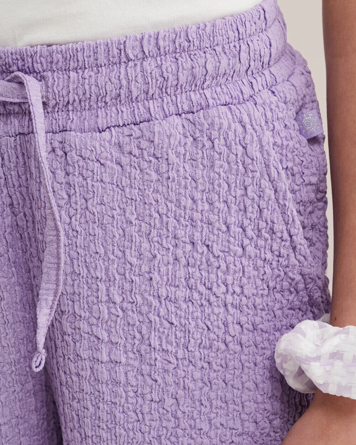 Обычные брюки We Fashion, Lavender — фото 3