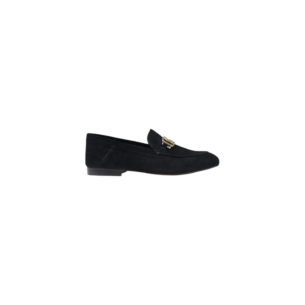 Черная кожаная платформа Guess, черный