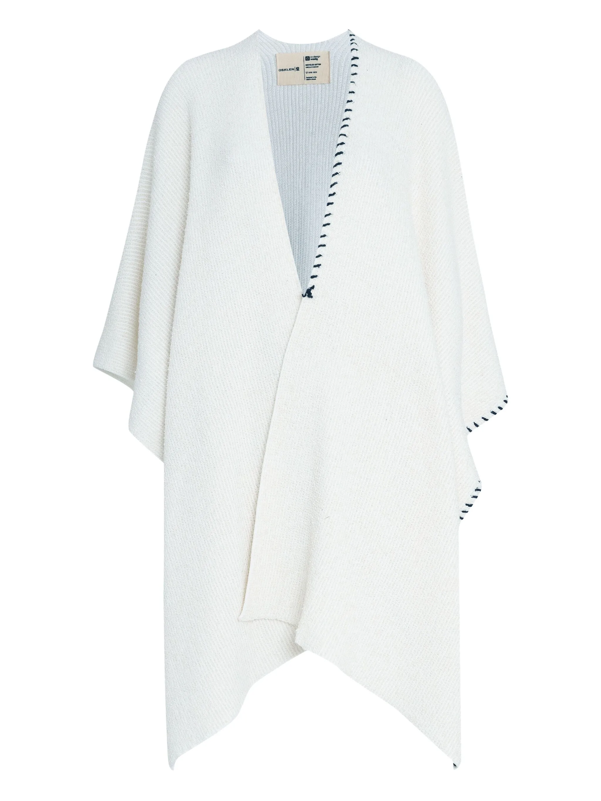 

Кейп с декоративной строчкой Osklen, нейтральный