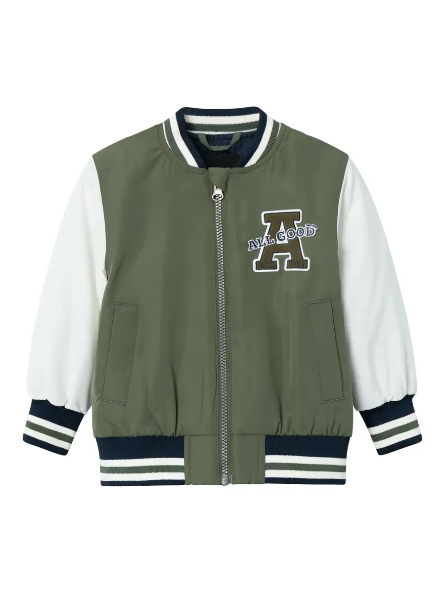 

Name It Куртка-бомбер "NKNMAIN BOMBER JACKET PB", цвет Thyme