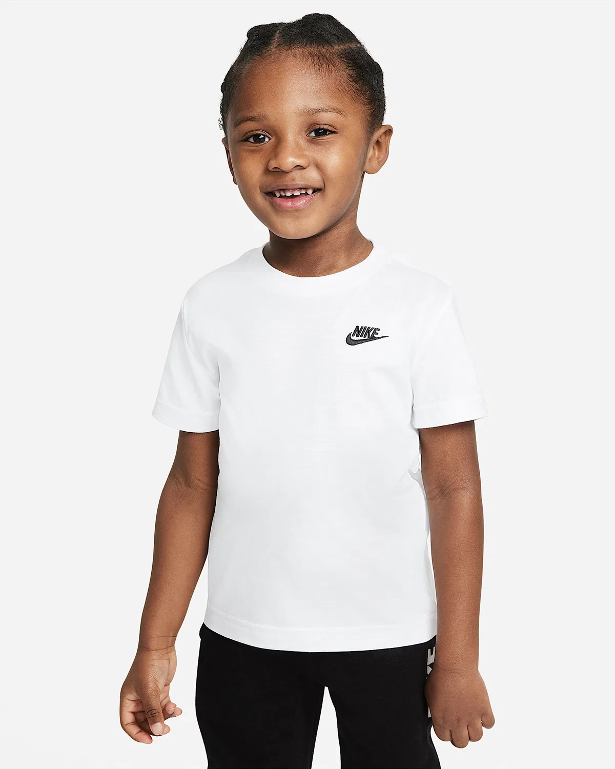 Детская футболка с вышивкой Futura Nike Sportswear, White