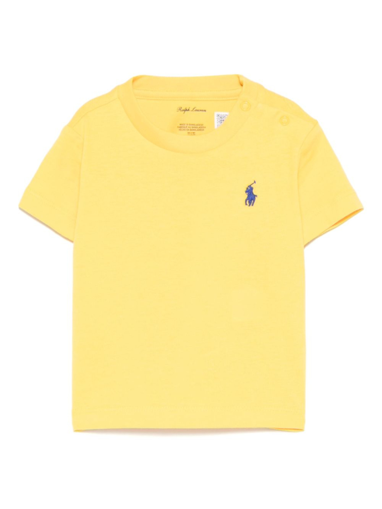 

POLO RALPH LAUREN KIDS футболка с вышивкой Polo Pony, желтый