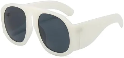 

Большие квадратные солнцезащитные очки-маска для женщин в стиле стимпанк, крупная оправа, линзы с градиентом, женские солнцезащитные очки MTZJH, C13 White-black