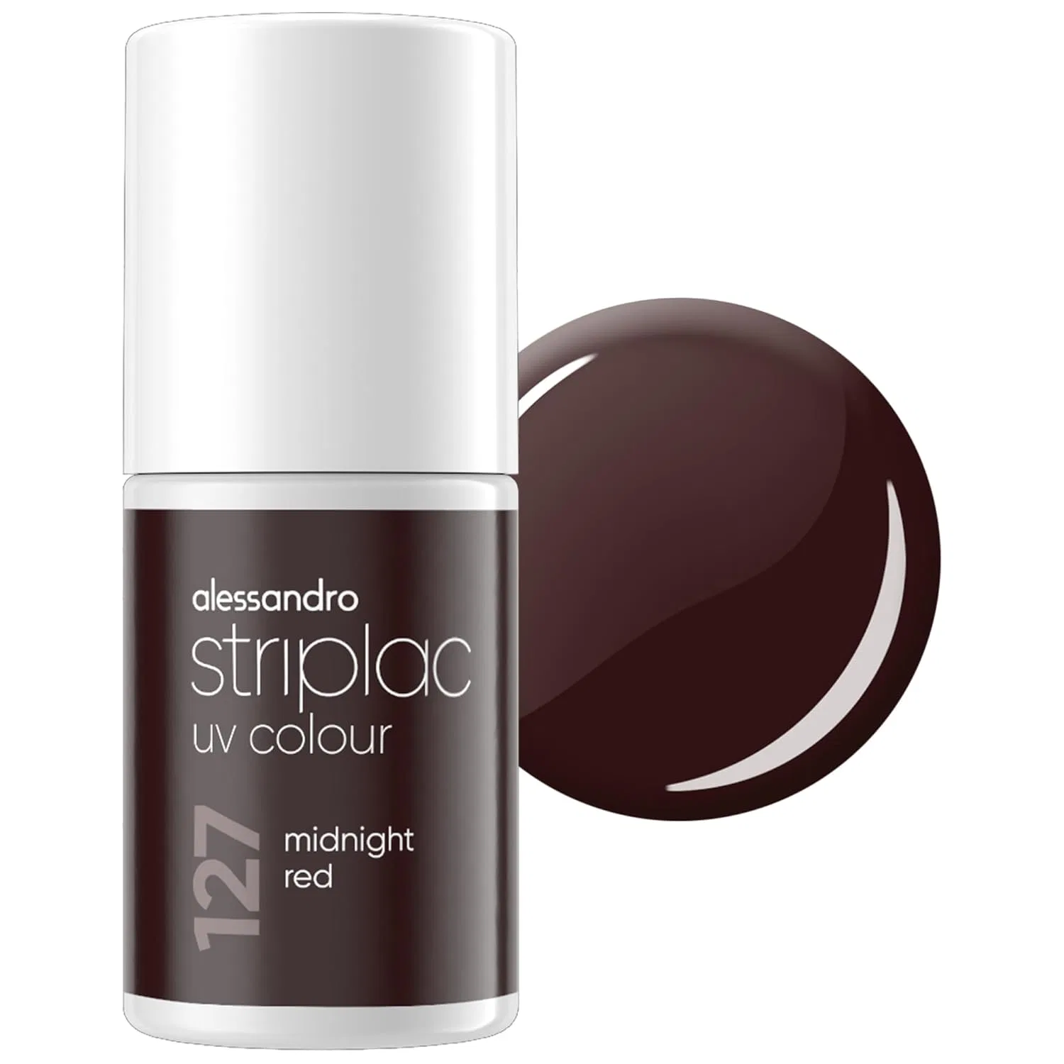 УФ-лак для ногтей «Striplac Midnight Red» от alessandro Alessandro, Red