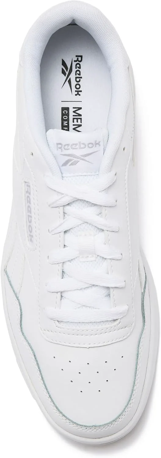 Мужские кроссовки Reebok Court Advance - повседневные теннисные туфли, размеры с 6 по 15, белый/серый — фото 4
