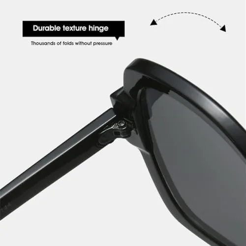 

Женские солнцезащитные очки большого размера 2026 года, стильные, в винтажном стиле, с бабочками, конфетные оттенки, модный градиент MTZJH, Black-grey Blue