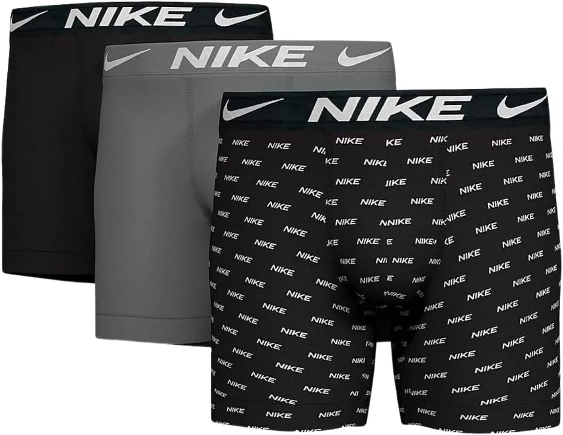 Боксеры Nike, Cool Grey/Black